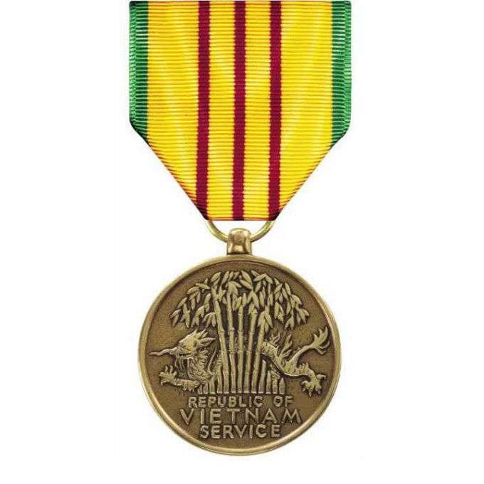 Vietnam Service Medal  (Awarded twice  in 1969)